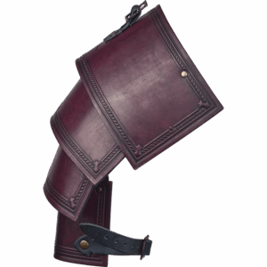 Leather Lorica Spaulders