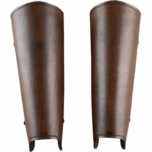 Octavius Leather Greaves