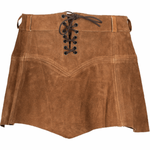Nuala Suede Leather Skirt