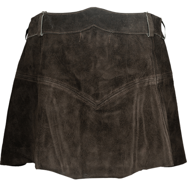 Nuala Suede Leather Skirt