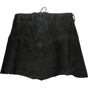 Nuala Suede Leather Skirt