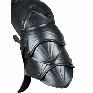 Blackened Dragomir Leg Guards