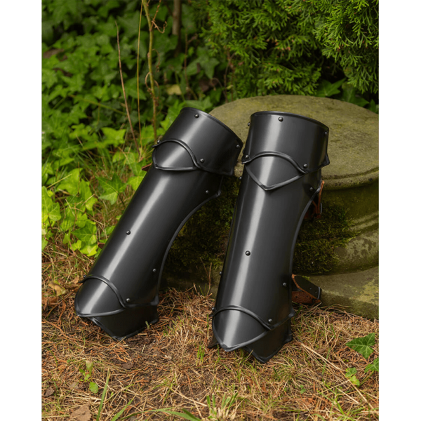 Blackened Rikomer Greaves