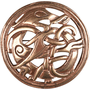 Norse Dragon Brooch