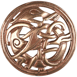 Norse Dragon Brooch