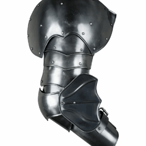Blackened Ortwin Full Arm Guards