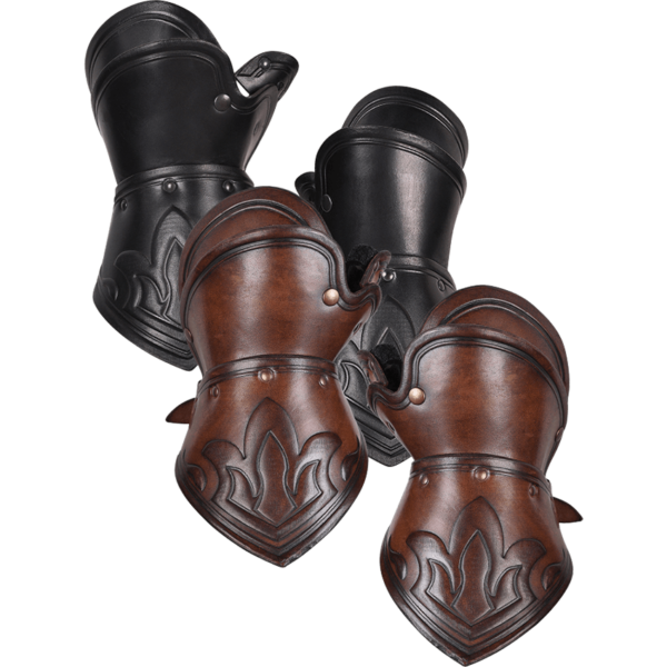 Decius Fleur Leather Gauntlets