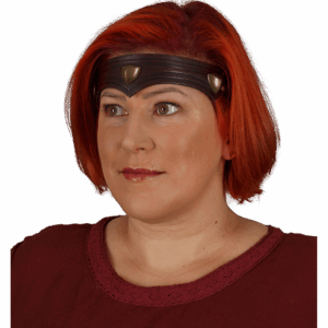 Isidor Studded Leather Crown