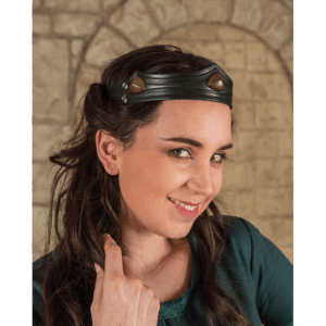 Isidor Studded Leather Crown