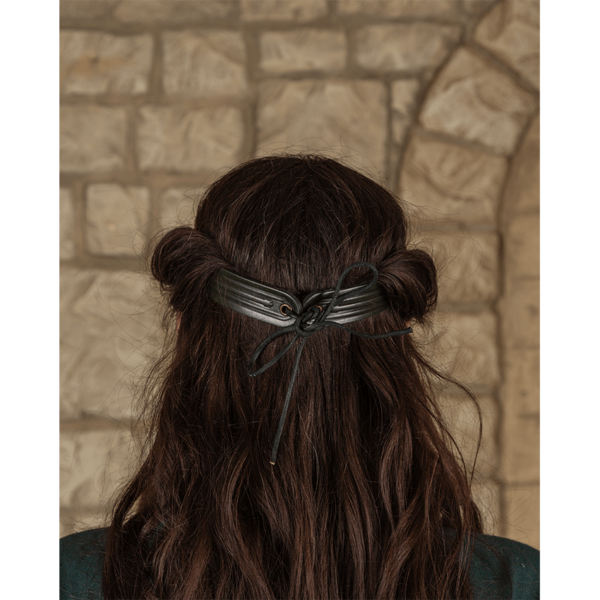 Isidor Studded Leather Crown