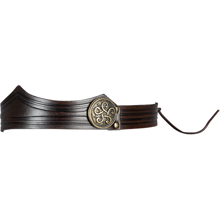 Isidor Celtic Leather Crown - MY101129 - LARP Distribution