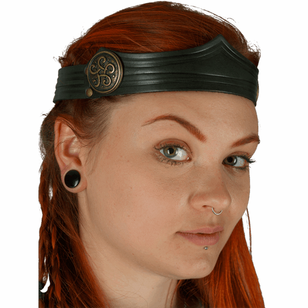 Isidor Celtic Leather Crown