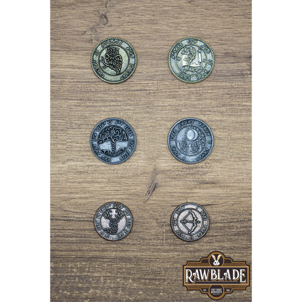 Set of 10 Copper Elven LARP Coins