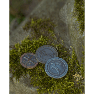 Set of 10 Copper Nordic LARP Coins