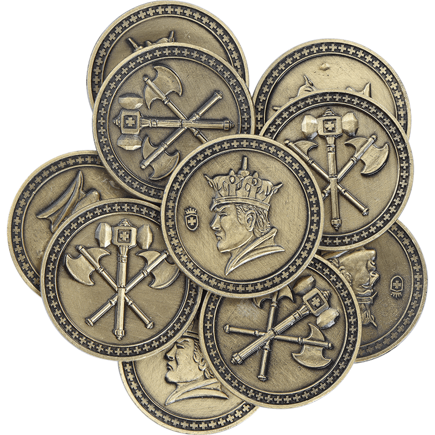 Forged Dwarven Coin Set - Medieval Collectibles in 2023