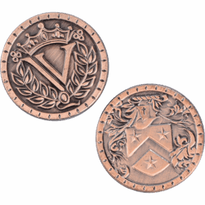 Set of 10 Copper Medieval LARP Coins