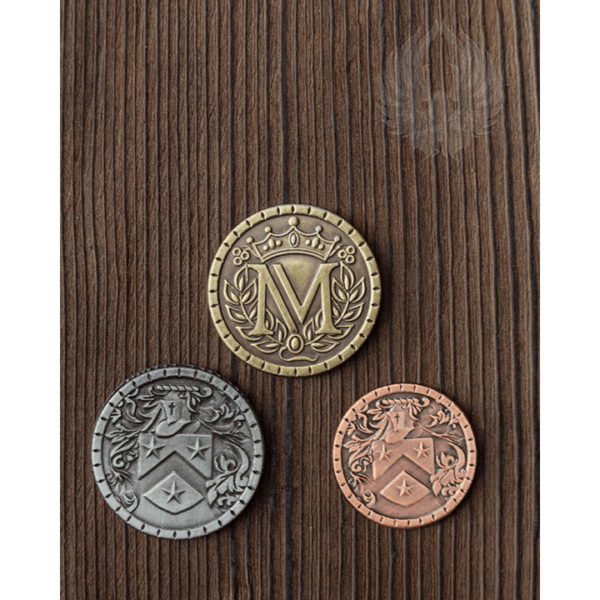 Set of 10 Copper Medieval LARP Coins