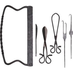 Wrought Iron Medieval Surgical Instruments