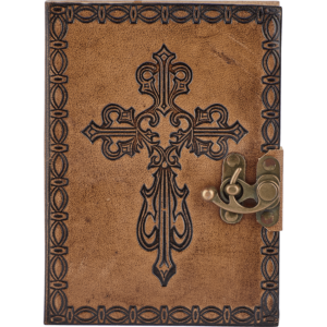 Medieval Cross Leather Diary