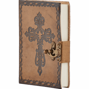 Medieval Cross Leather Diary