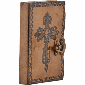 Medieval Cross Leather Diary