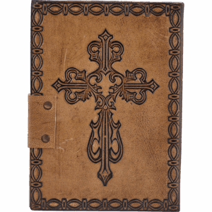 Medieval Cross Leather Diary