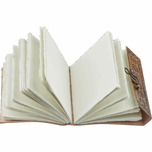 Medieval Floral Leather Diary