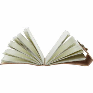 Medieval Floral Leather Diary