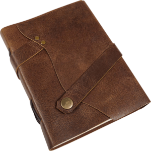 Leather Journal with Snap Closure