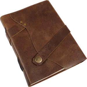 Leather Journal with Snap Closure