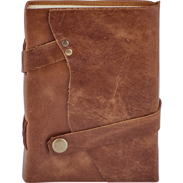 Leather Journal with Snap Closure