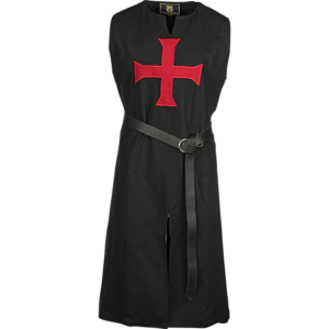 Black Templar Tunic with Red Cross