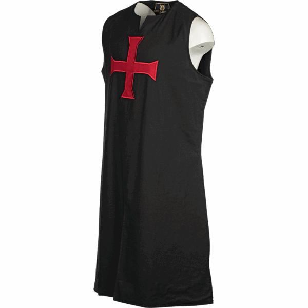 Black Templar Tunic with Red Cross