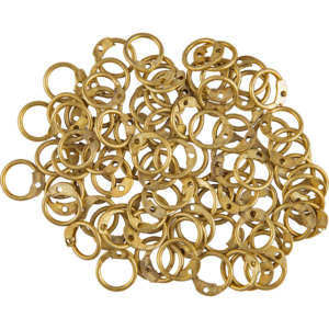 Brass Round Ring Round Riveted Chainmail Rings