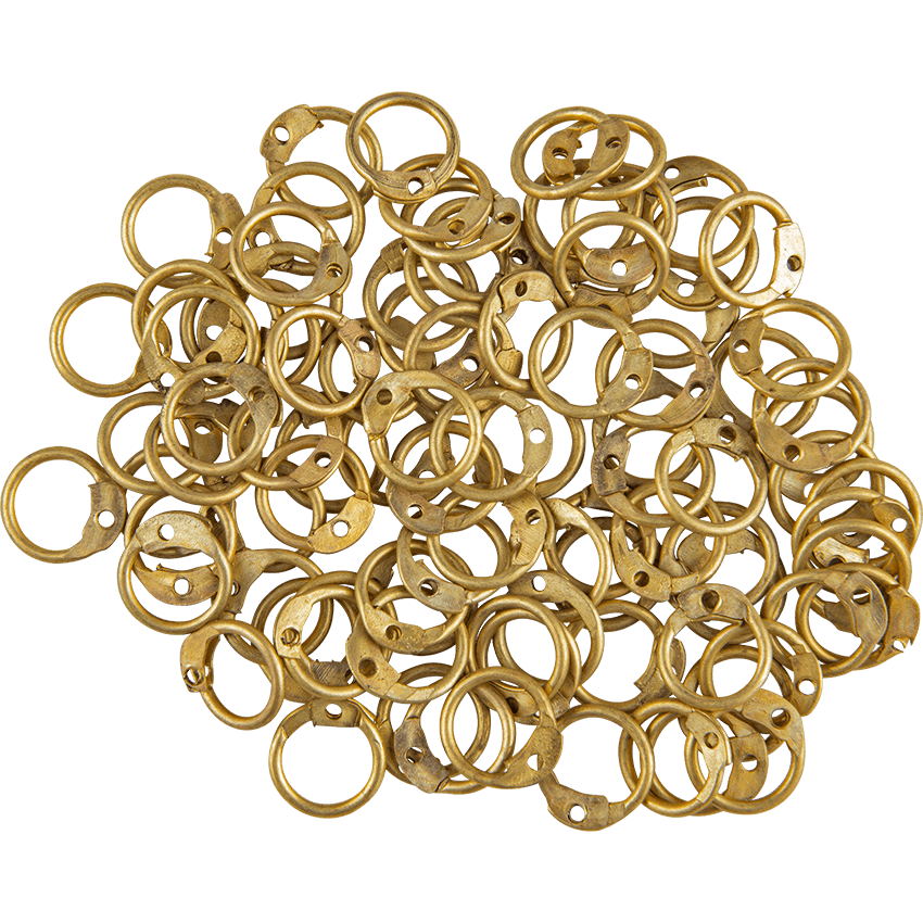 Round Ring Round Riveted Aluminum Chainmail Rings