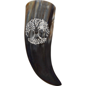 Tree of Life Drinking Horn