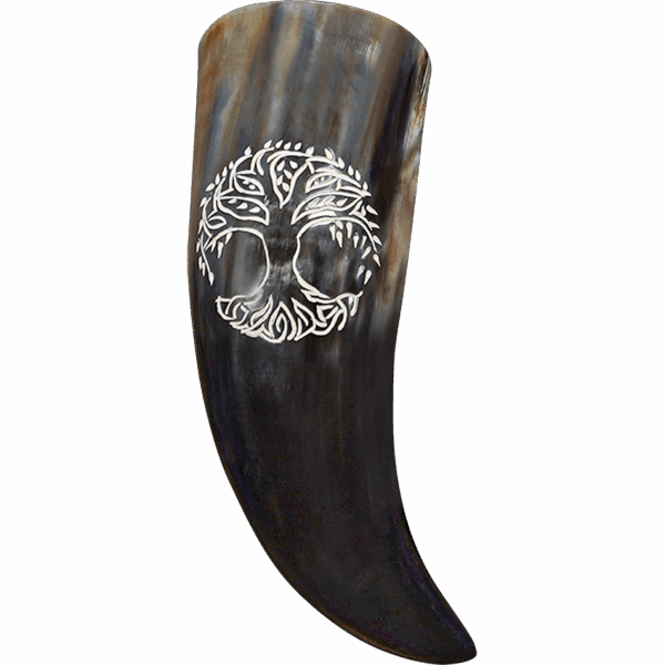 Tree of Life Drinking Horn