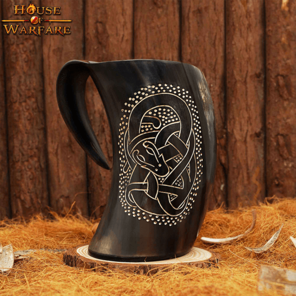 Viking Dragon Horn Tankard