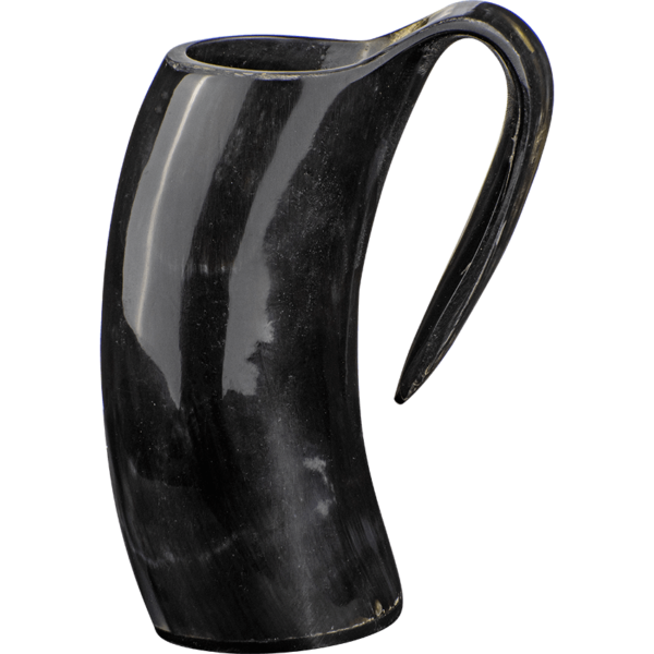 Howling Wolf Horn Tankard