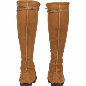 Suede Medieval High Boots - Brown