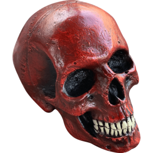 Red Foam Skull Prop
