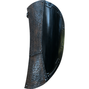LARP Raider Shield with Rust Patina