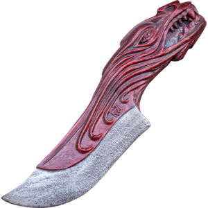 Dragon LARP Throwing Knife - Red