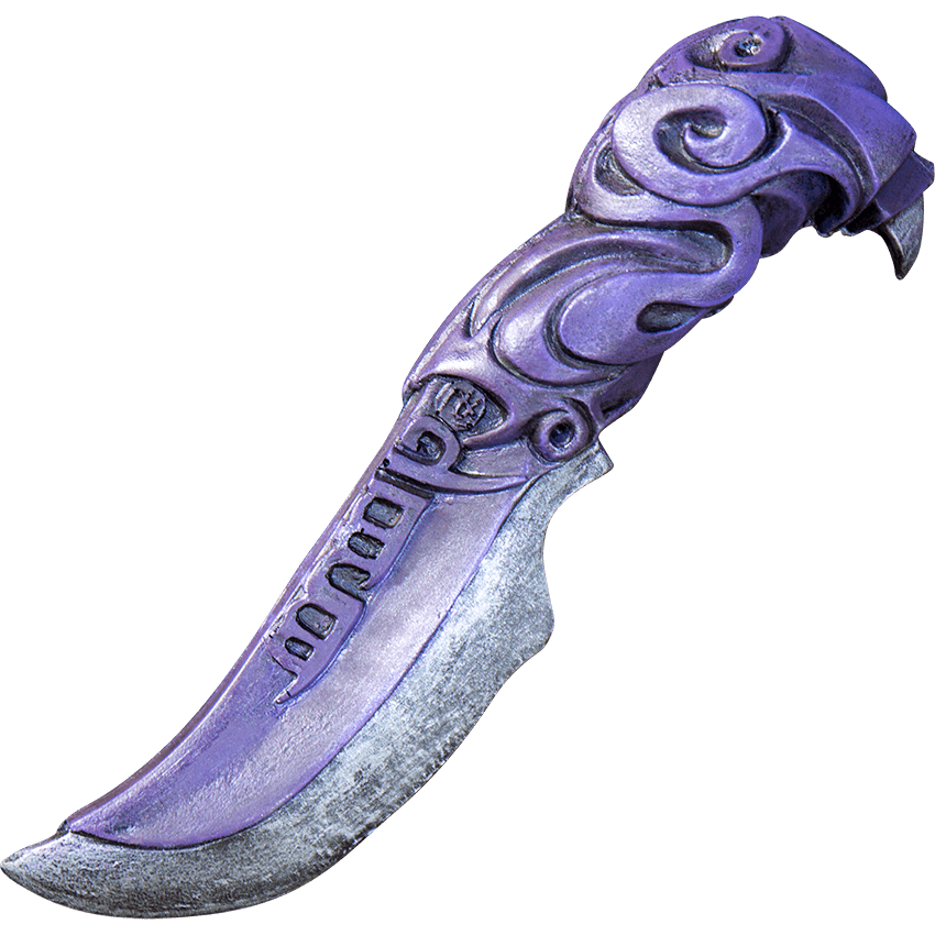 Eldarian LARP Throwing Knife - Purple