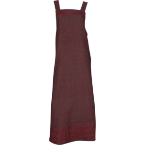 Alva Herringbone Apron Dress