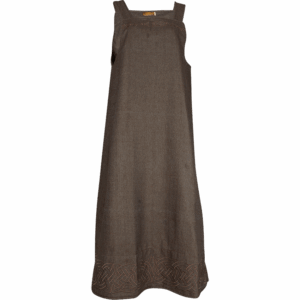 Alva Herringbone Apron Dress