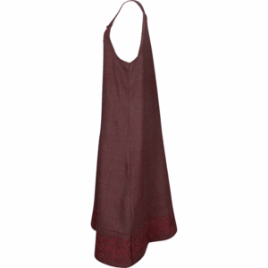 Alva Herringbone Apron Dress