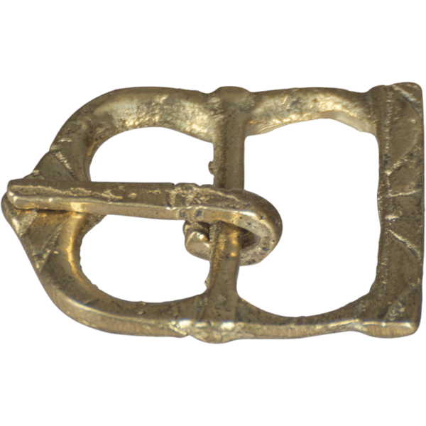 Gunda Medieval Brass Buckle
