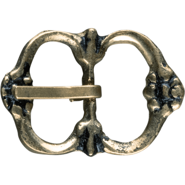 Large Medieval Floral Belt Buckle