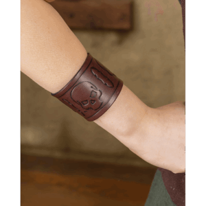 Leather Skull Bracelet